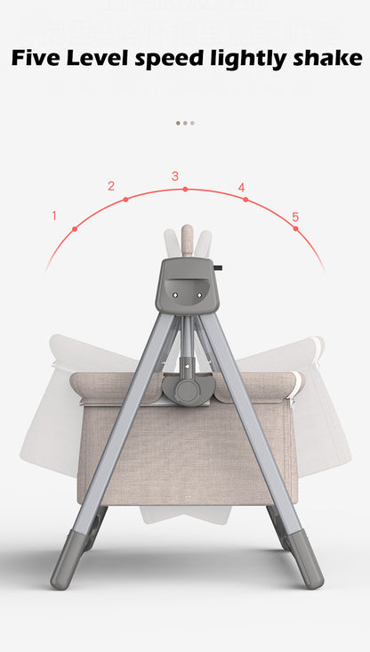 Mirex SmartRock™ Baby Cradle — Electric, Bluetooth, Gentle 5-Speed Rocking