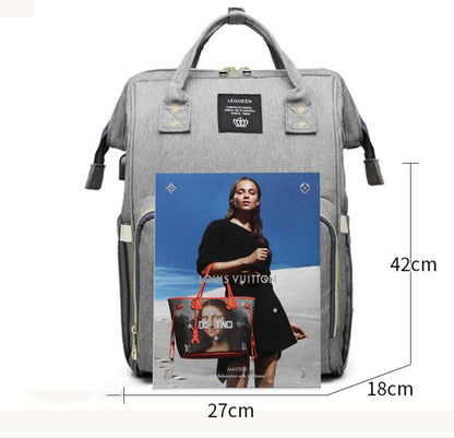 Mirex TravelMate™ Mummy Backpack – Smart Diaper Bag for Modern Parents