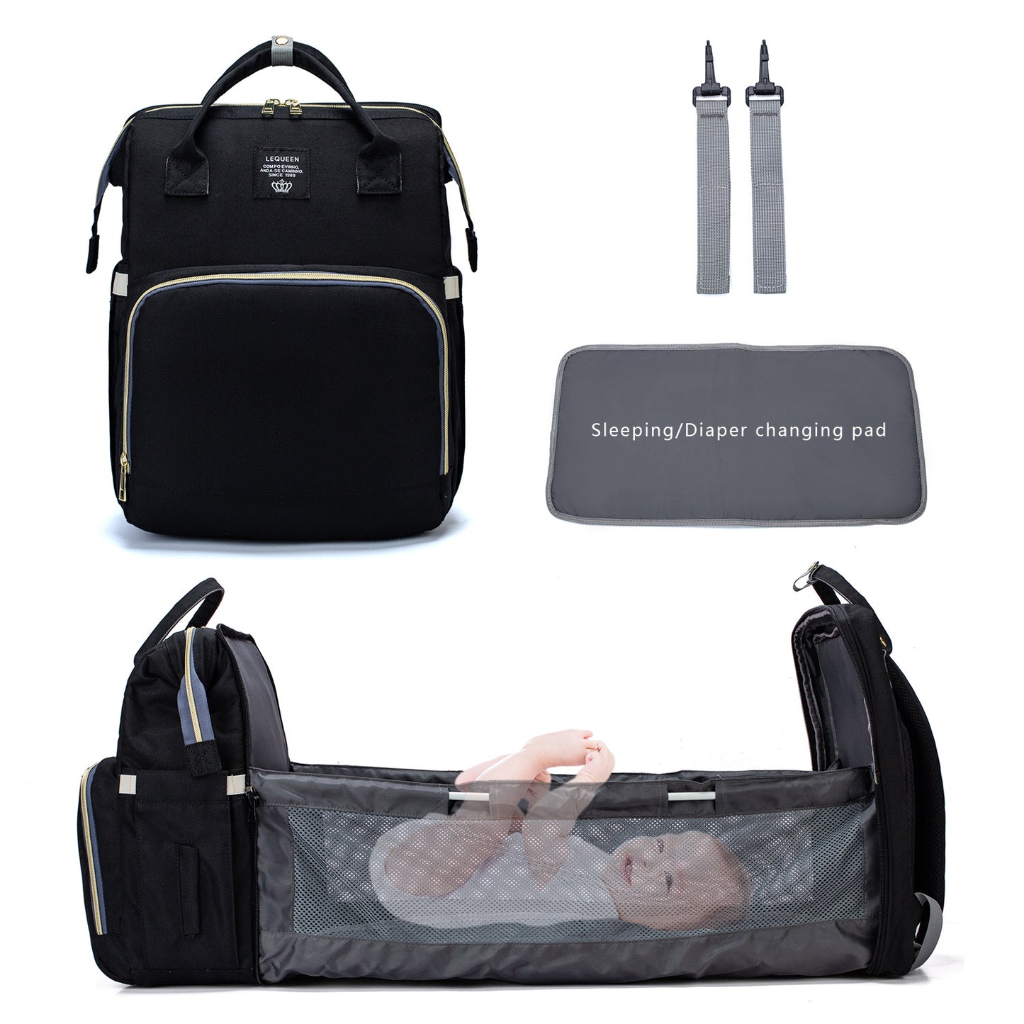 Mirex TravelMate™ Mummy Backpack – Smart Diaper Bag for Modern Parents