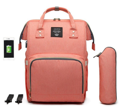 Mirex TravelMate™ Mummy Backpack – Smart Diaper Bag for Modern Parents