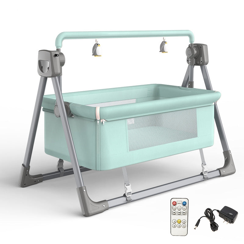 Mirex SmartRock™ Baby Cradle — Electric, Bluetooth, Gentle 5-Speed Rocking
