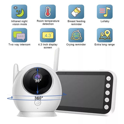 Mirex SafeWatch™ Baby Monitor – Smart, Secure Monitoring Day & Night