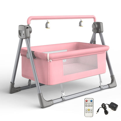 Mirex SmartRock™ Baby Cradle — Electric, Bluetooth, Gentle 5-Speed Rocking
