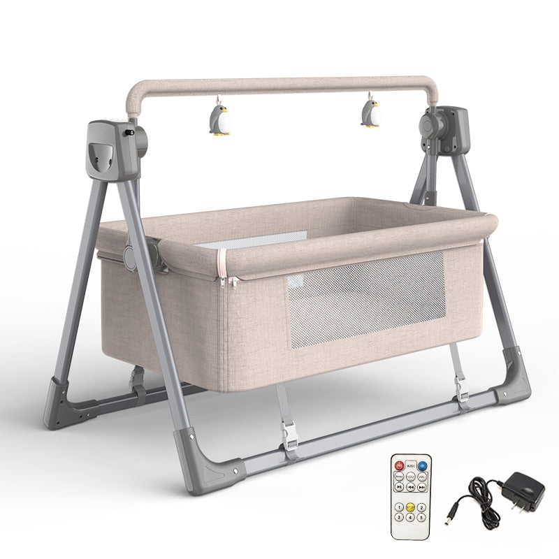 Mirex SmartRock™ Baby Cradle — Electric, Bluetooth, Gentle 5-Speed Rocking