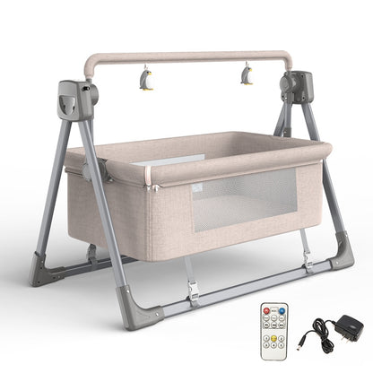 Mirex SmartRock™ Baby Cradle — Electric, Bluetooth, Gentle 5-Speed Rocking
