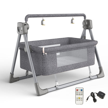 Mirex SmartRock™ Baby Cradle — Electric, Bluetooth, Gentle 5-Speed Rocking